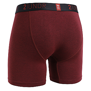 Swing Shift 6" Boxer Brief - Ruby