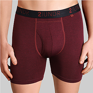 Swing Shift 6" Boxer Brief - Ruby