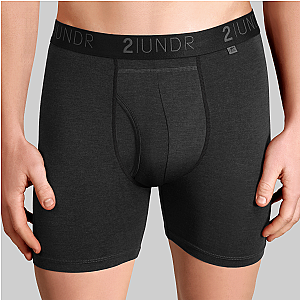Swing Shift 6" Boxer Brief - Onyx