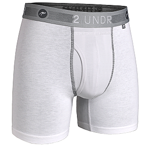Flow Shift 6" Boxer Brief - White