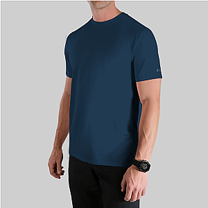 Luxury Crew Tee - Pacific Navy