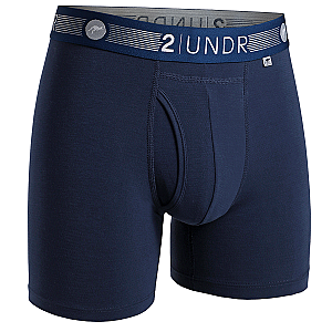 Flow Shift 6" Boxer Brief - Navy