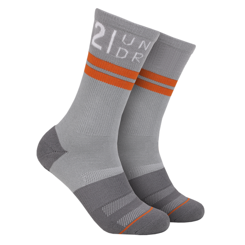 Sport Crew Sock - Grey/Grey