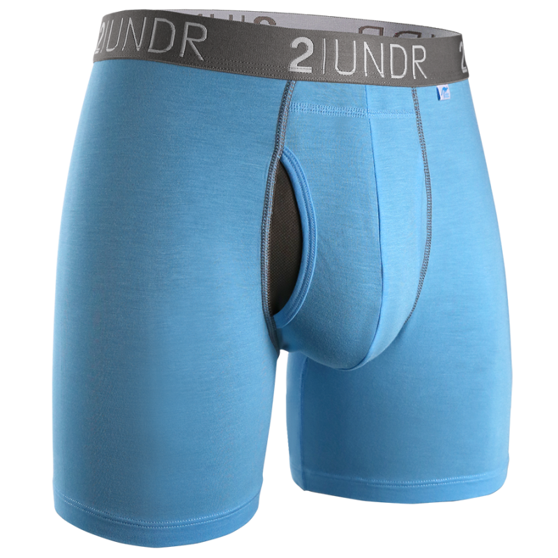 Swing Shift 6" Boxer Brief - Light Blue