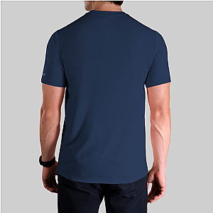 Luxury Crew Tee - Navy