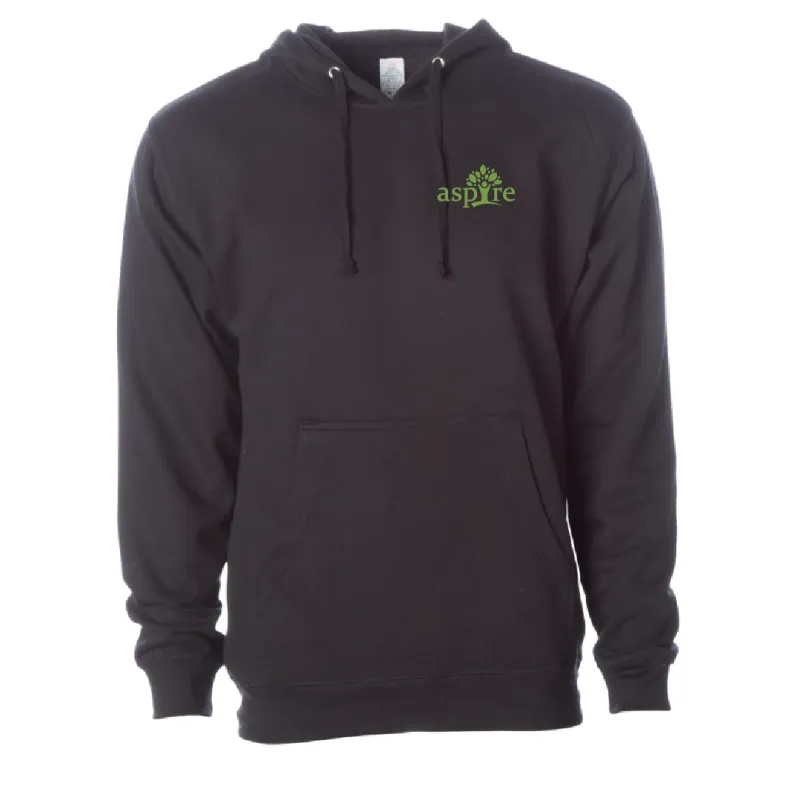 Aspire Black Pull-Over Hoodie