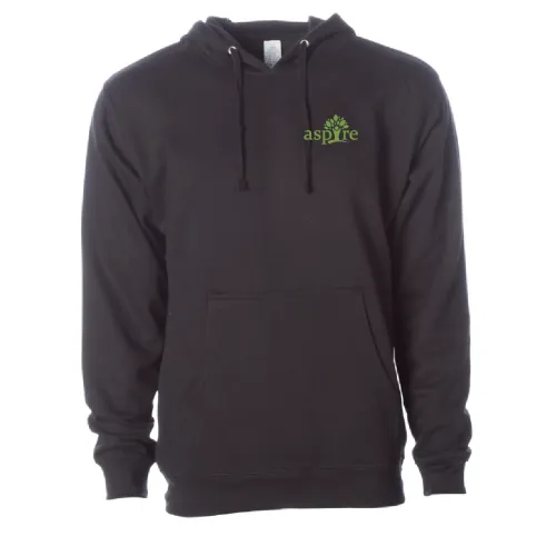 Aspire Black Pull-Over Hoodie