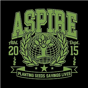Aspire Black Pull-Over Hoodie