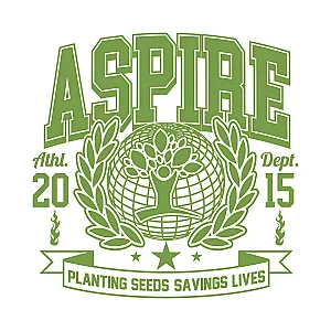 Aspire White Pull-Over Hoodie