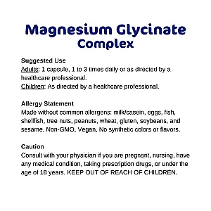 Magnesium Glycinate Complex Capsules