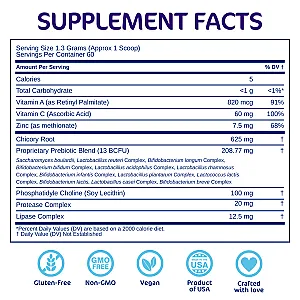 Bio-Heal 5-In-1 Probiotic Powder