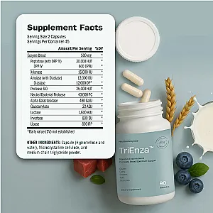 TriEnza Digestive Enzymes Capsules