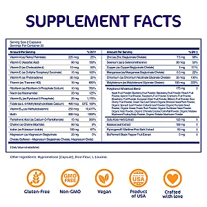 Multi+ Multi-Vitamin Capsules