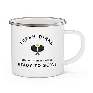 Fresh Dinks Pickleball Enamel Mug
