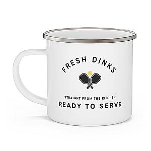Fresh Dinks Pickleball Enamel Mug