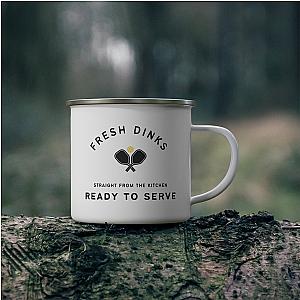 Fresh Dinks Pickleball Enamel Mug