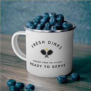Fresh Dinks Pickleball Enamel Mug
