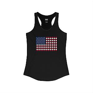 Pickleball Flag Women's Racerback Tank