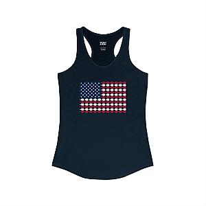Pickleball Flag Women's Racerback Tank