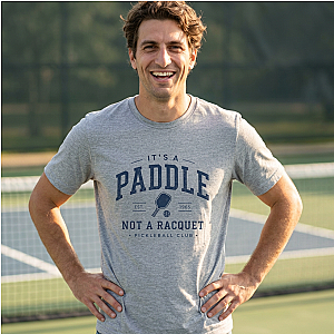 It's A Paddle Not A Racquet Pickleball Club Unisex Pickleball T-shirt