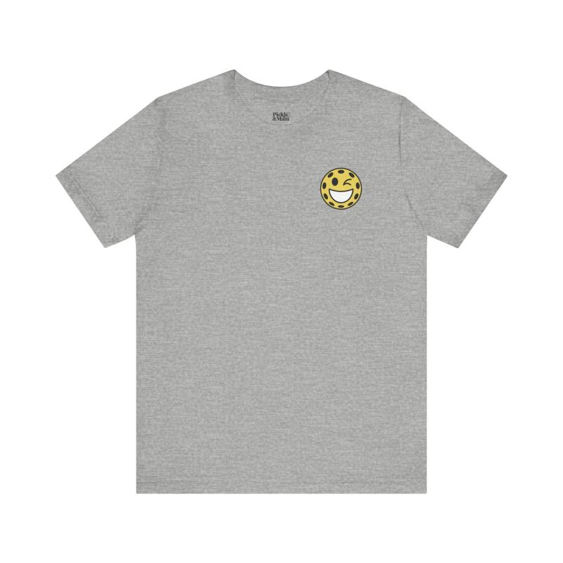 Pickleball Smiley Face Unisex T-shirt