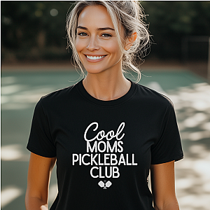 Cool Moms Pickleball Club Unisex T-shirt