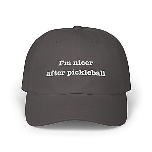 I’m Nicer After Pickleball Embroidered Pickleball Cap