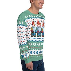 Pickleball Gnomes Unisex Ugly Pickleball Sweatshirt