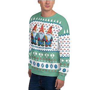 Pickleball Gnomes Unisex Ugly Pickleball Sweatshirt