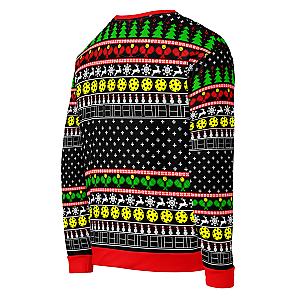 Deck The Halls With Pickleballs Ugly Pickleball Sweatshirt - Black