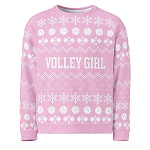 Volley Girl Unisex Ugly Pickleball Sweatshirt