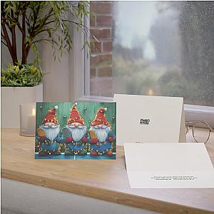 Pickleball Gnomes Holiday Cards