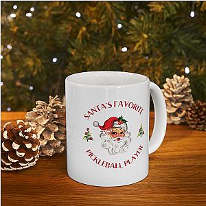 Santa's Favorite Pickleball Player Mug