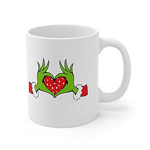 Pickleball Holiday Heart Mug