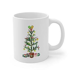 Deck The Halls With Pickleballs Christmas Tree Mug