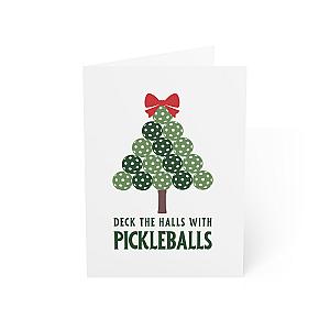 Deck The Halls With Pickleballs Holiday Cards