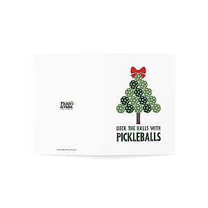Deck The Halls With Pickleballs Holiday Cards