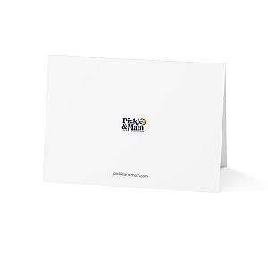 Pickleball Snowman Holiday Cards