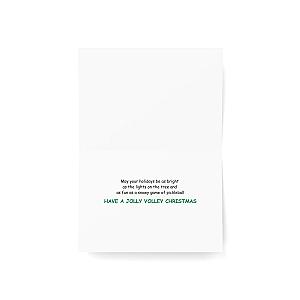 Jolly Volley Christmas Pickleball Holiday Cards