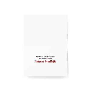 Pickleball Snow Tournament Holiday Cards