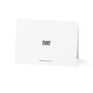 Pickleball Snow Tournament Holiday Cards