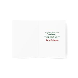 Pickleball Christmas Tree Holiday Cards