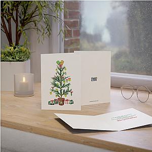Pickleball Christmas Tree Holiday Cards