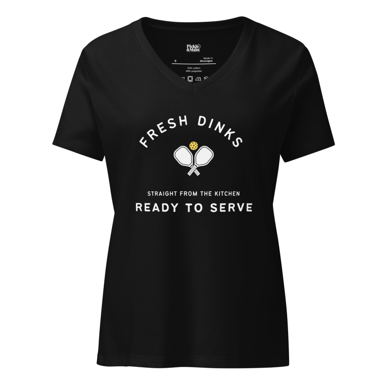 Fresh Dinks Ready To Serve Women’s V-neck T-shirt