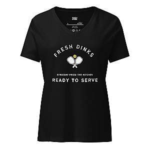 Fresh Dinks Ready To Serve Women’s V-neck T-shirt