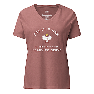 Fresh Dinks Ready To Serve Women’s V-neck T-shirt