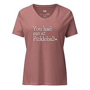 You Had Me At Pickleball Women’s V-neck T-shirt