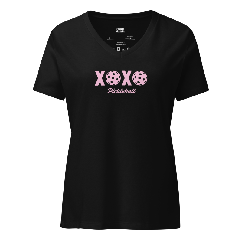 XOXO Pickleball Women’s V-neck T-shirt