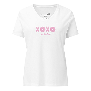XOXO Pickleball Women’s V-neck T-shirt