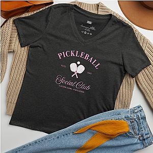 Pickleball Social Club Women’s V-neck T-shirt